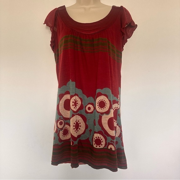 Orion London Dresses & Skirts - Women’s Orion London Burgundy Floral Mini Dress XS / Small